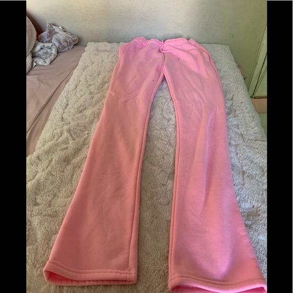 Pink stacked sweats - Picture 1 of 1